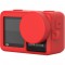 Силиконовый чехол на камеру DJI Osmo Action (Красный)