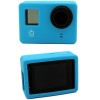 Силиконовый чехол на камеру GoPro Hero 3+, 4 (Синий)