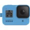 Силиконовый чехол с ремешком Sleeve + Lanyard GoPro HERO 8 (Синий)