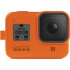 Силиконовый чехол с ремешком Sleeve + Lanyard GoPro HERO 8 (Оранжевый)