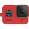 Силиконовый чехол с ремешком Sleeve + Lanyard GoPro HERO 8 (Красный)