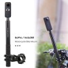 Крепление монопода на руль мотоцикла и велосипеда для экшн-камеры GoPro MAX, Insta360 (Чёрное)