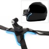 Крепление на подбородок шлема для экшн-камеры GoPro, Sjcam, Xiaomi yi (Голубой)