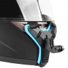 Крепление на подбородок шлема для экшн-камеры GoPro, Sjcam, Xiaomi yi (Голубой)